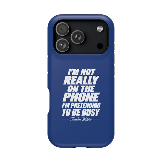 Pretending to be busy Magnetic Impact-Resistant Phone Case