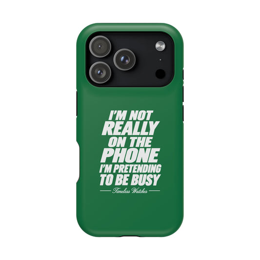 Pretending to be busy Magnetic Impact-Resistant Phone Case